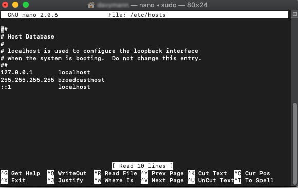 How to Change Localhost File on Mac