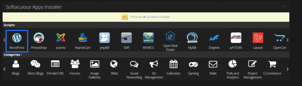 How to Install WordPress with Softaculous