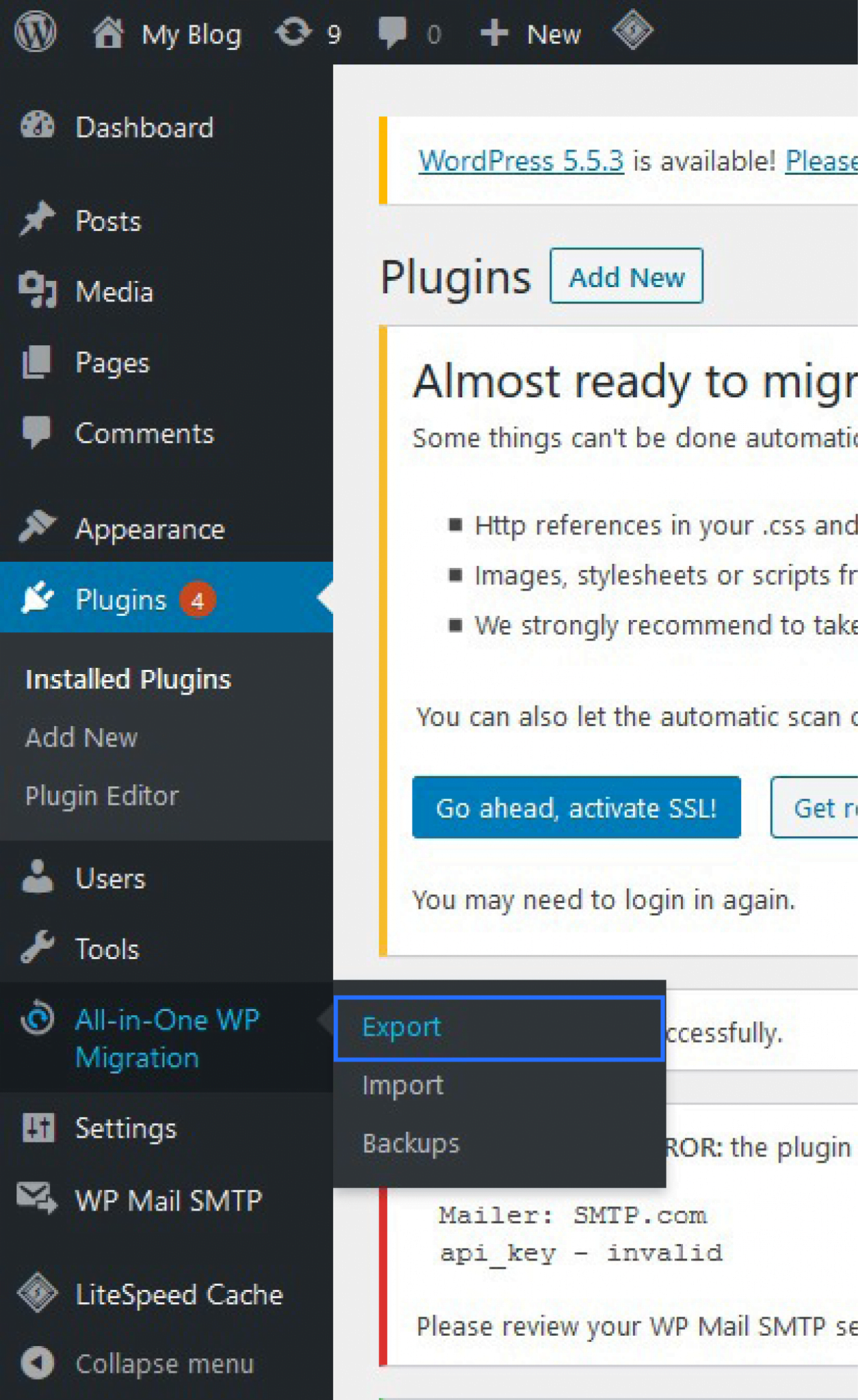 DreamIT Host - How to Migrate Your WordPress Website Using the All-In ...