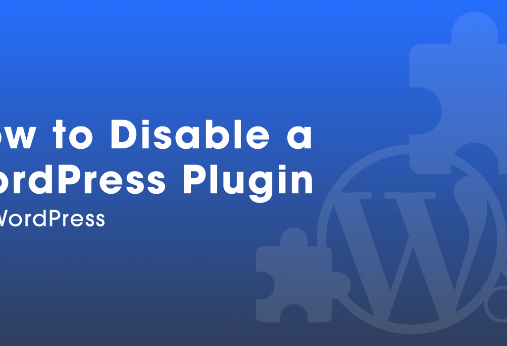 How to Disable a WordPress Plugin via WordPress