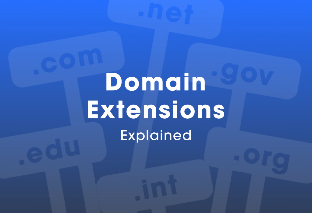 Domain Extensions Explained