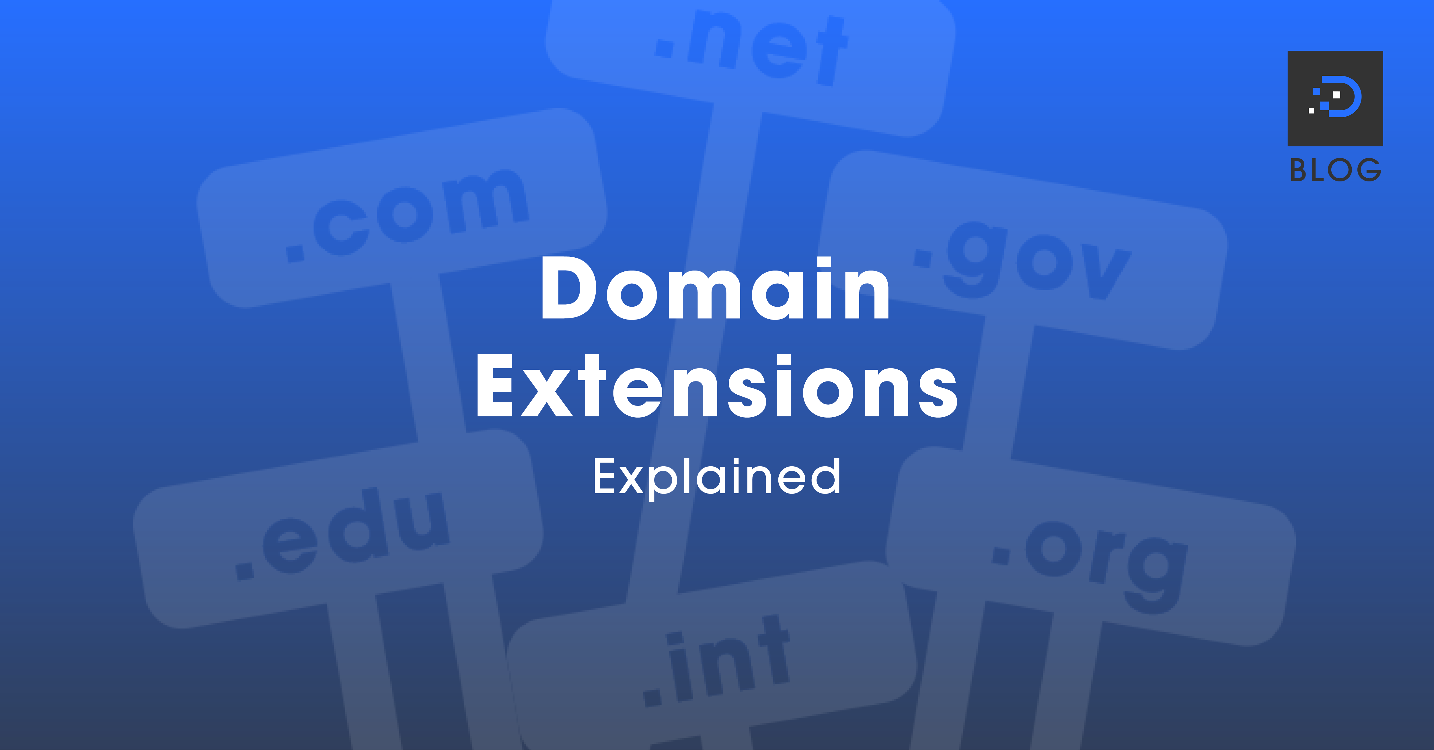 Domain Extensions Explained DreamIT Host