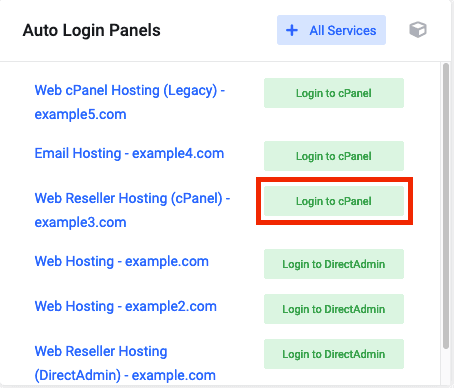 MyScreenshot: DreamIT Auto Login Panel