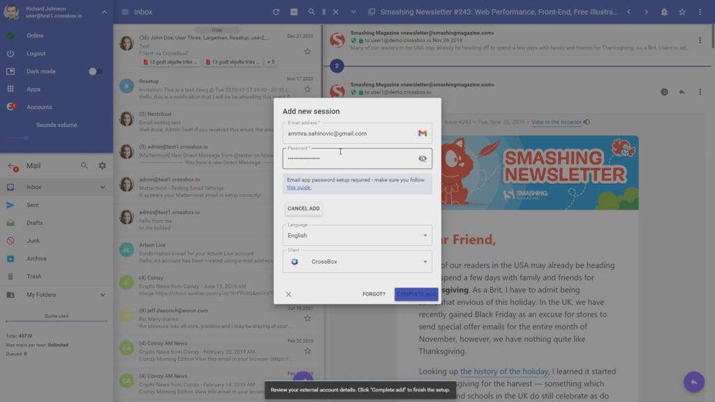 Feature: All Accounts in One Place